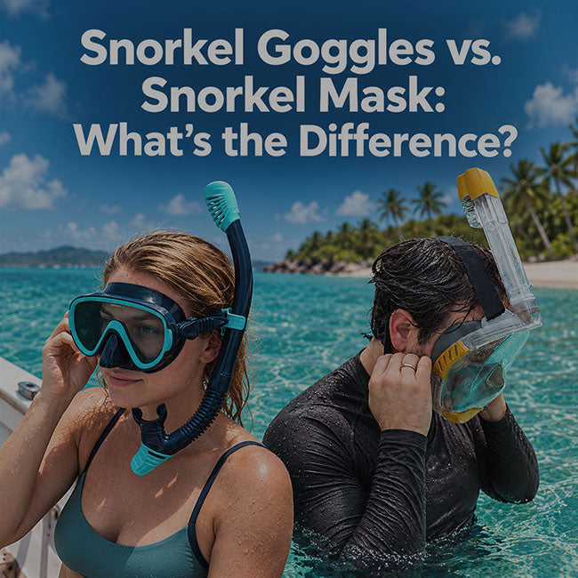 Snorkel Goggles vs. Snorkel Mask: What's the Difference?