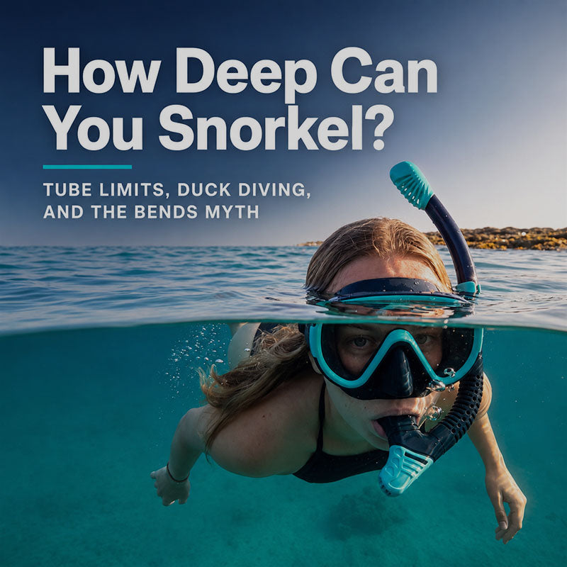 How Deep Can You Snorkel? Tube Limits, Duck Diving, and the Bends Myth