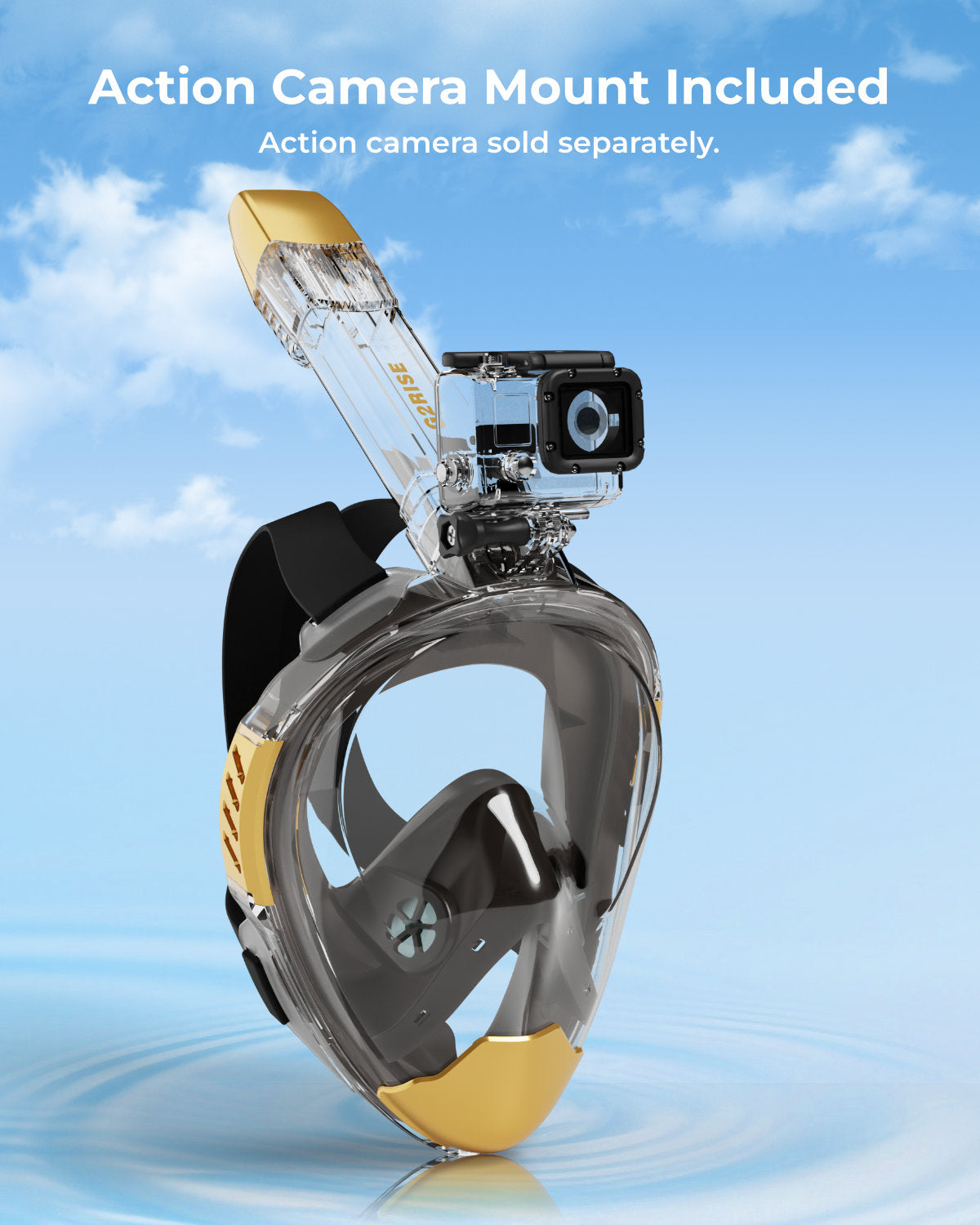 G2RISE Full Face Snorkel Mask Adult for Men and Women SN08
