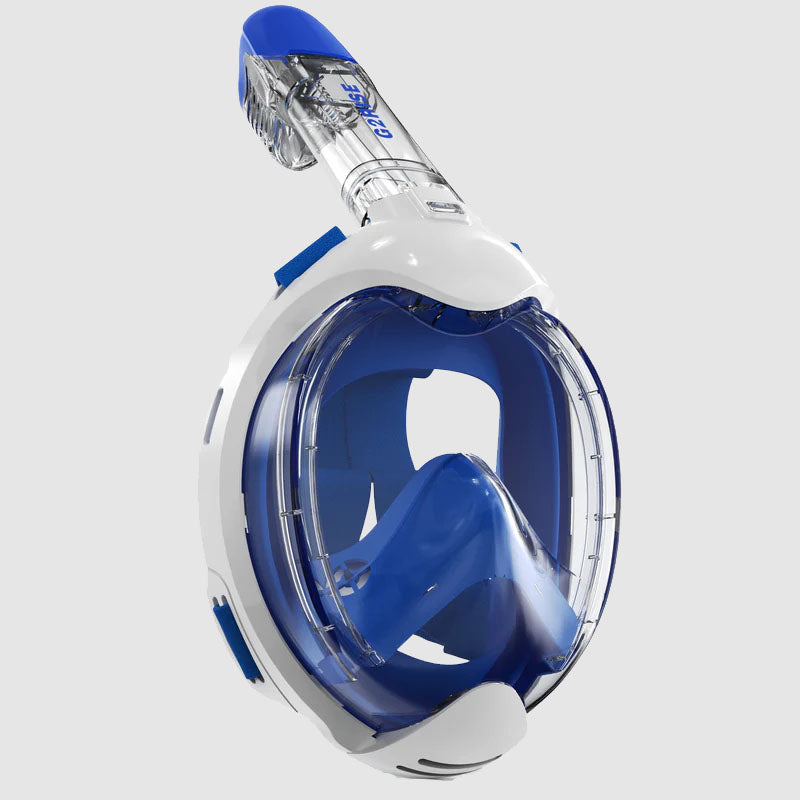 G2RISE Kids Full Face Snorkel Set-SN03 White-Blue