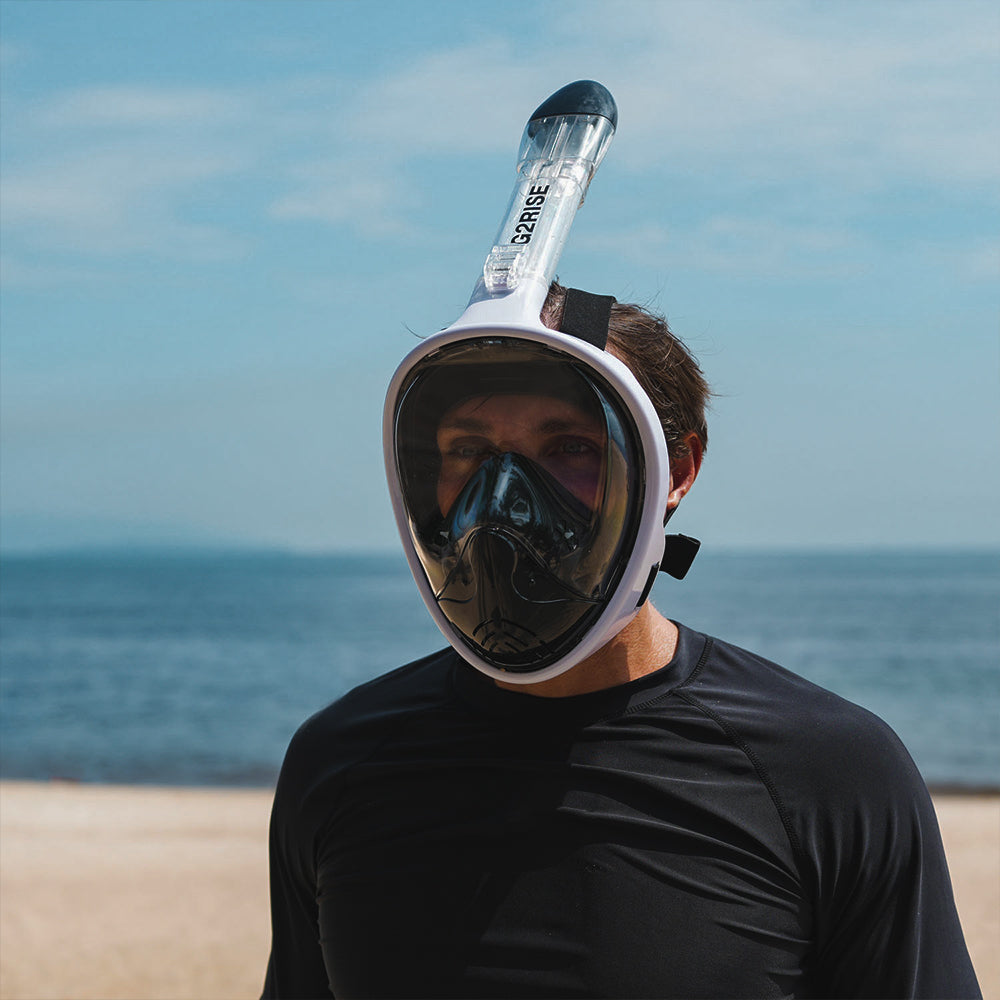 G2rise snorkeling mask designed for safe and enjoyable ocean exploration