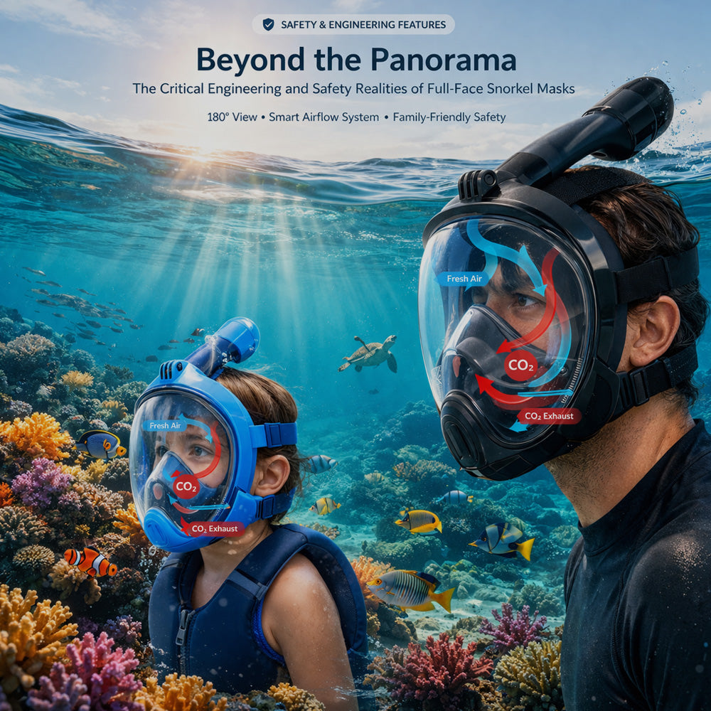 Beyond the Panorama: The Critical Engineering and Safety Realities of Full-Face Snorkel Masks