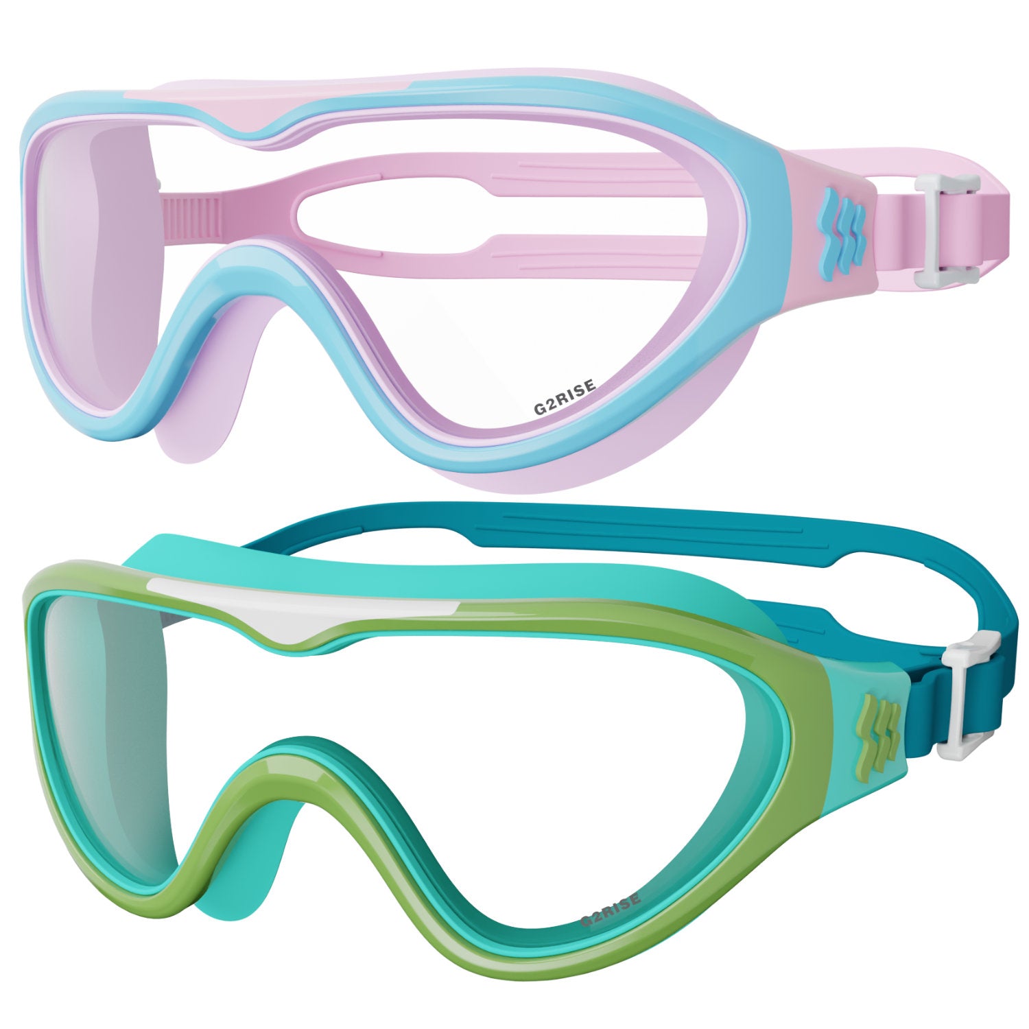 G2RISE Elite Kids Swim Goggles 6-14 | Premium Leakproof & UV Protection Goggles for Family Swim Adventures