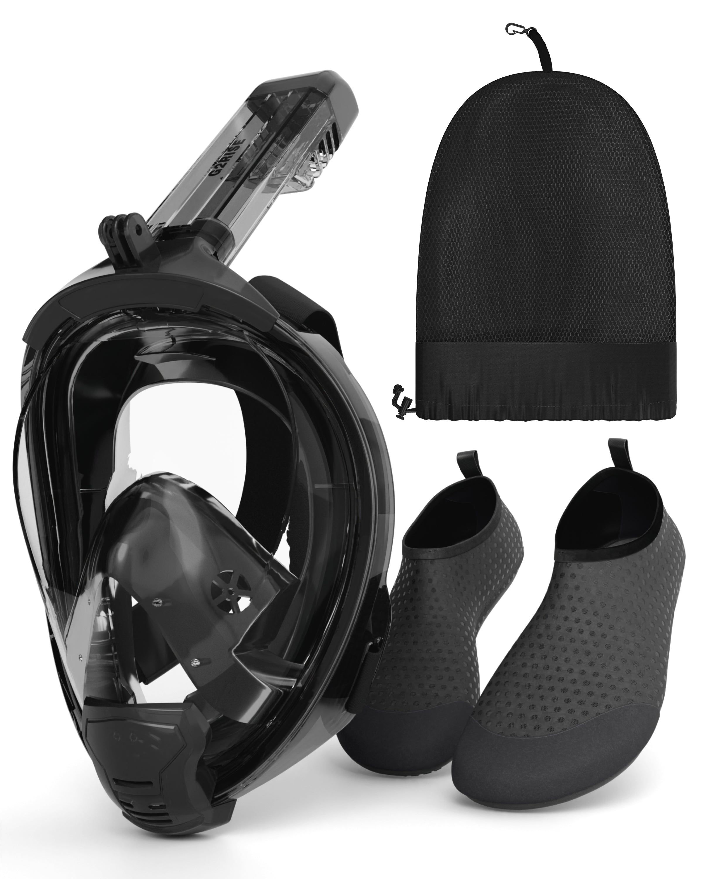 G2RISE Adults Full Face Snorkel Set-SN04