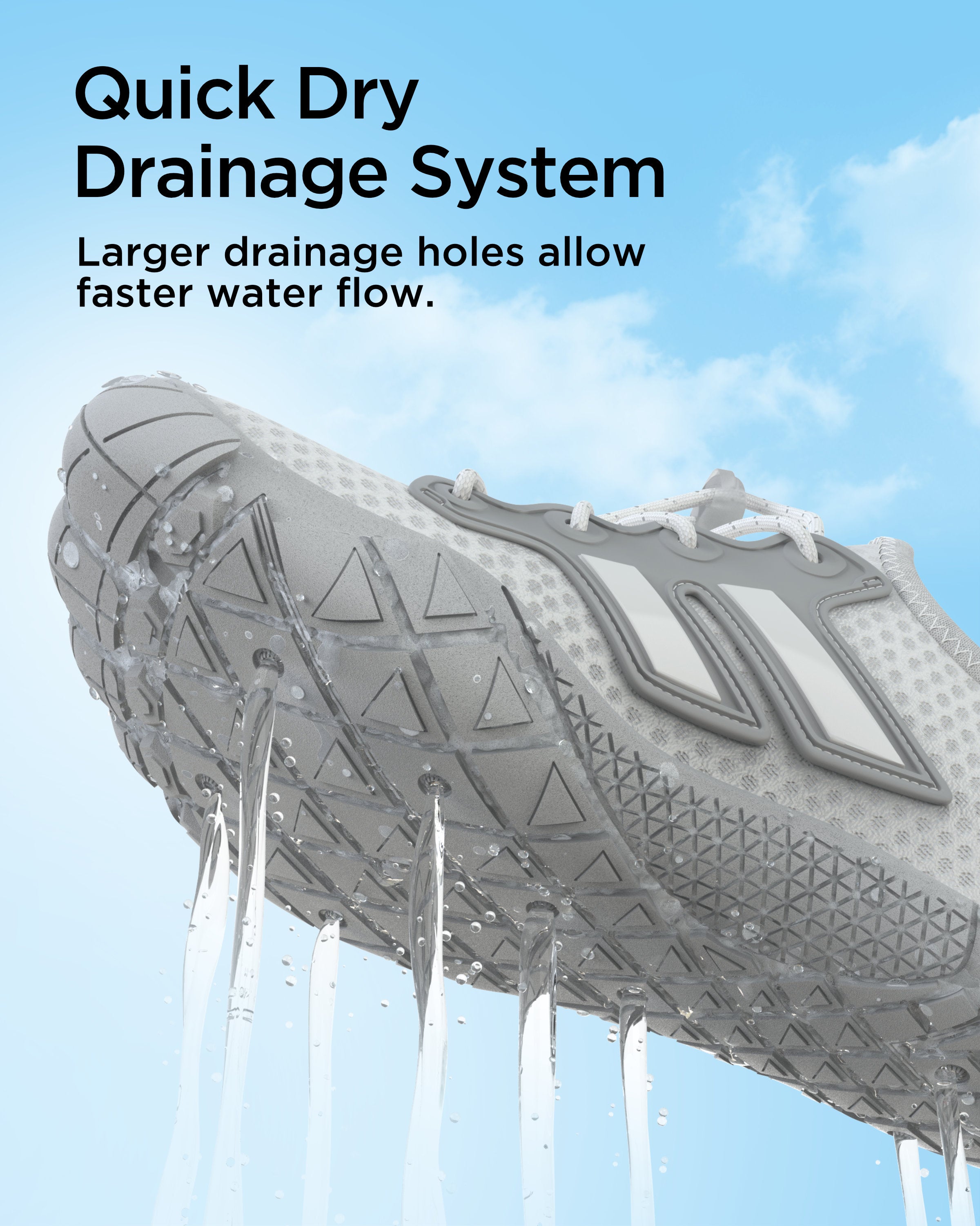 G2RISE Quick-Dry Water Shoes – Beach, Pool & Sports-White