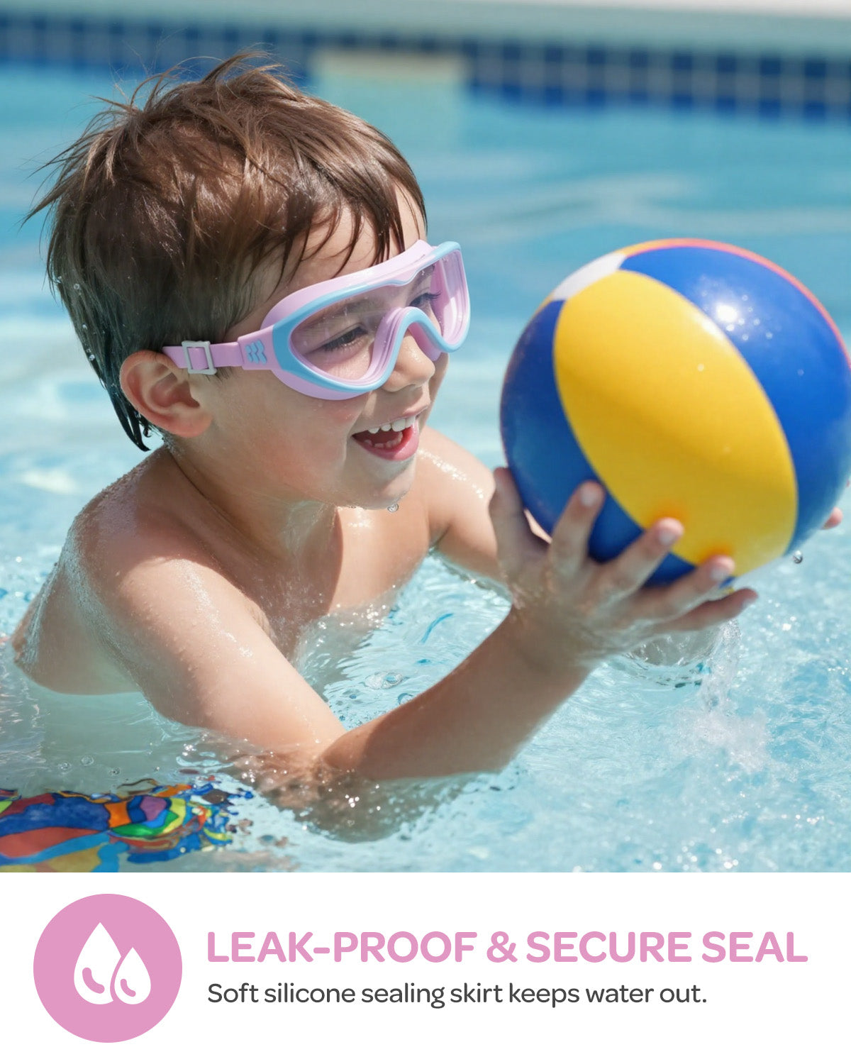 G2RISE Elite Kids Swim Goggles 6-14 | Premium Leakproof & UV Protection Goggles for Family Swim Adventures