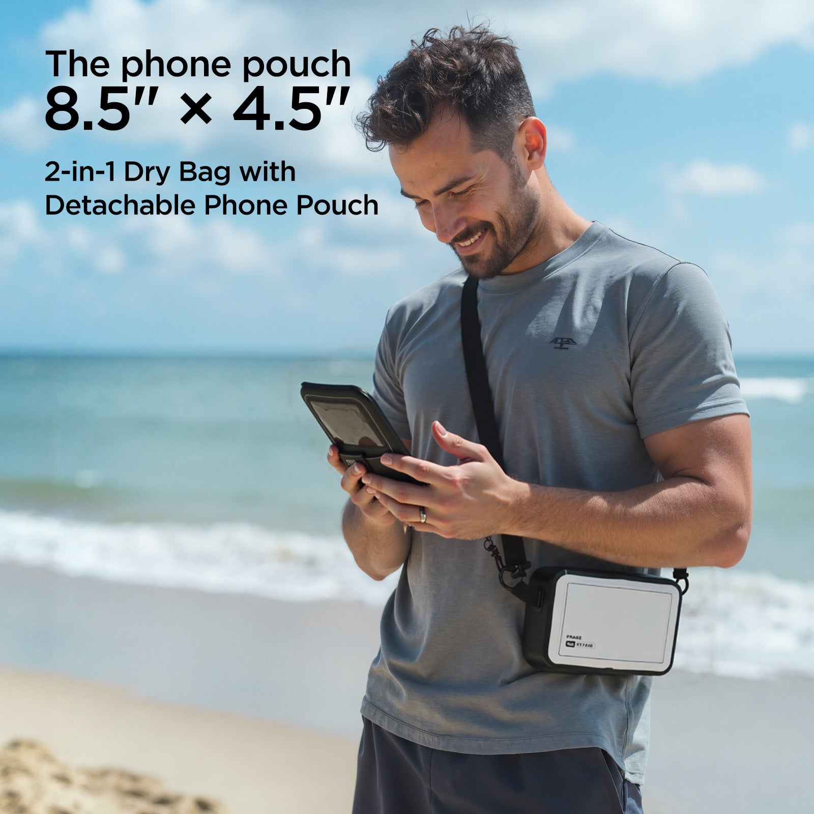 G2RISE Waterproof Dry Bag with Phone pouch