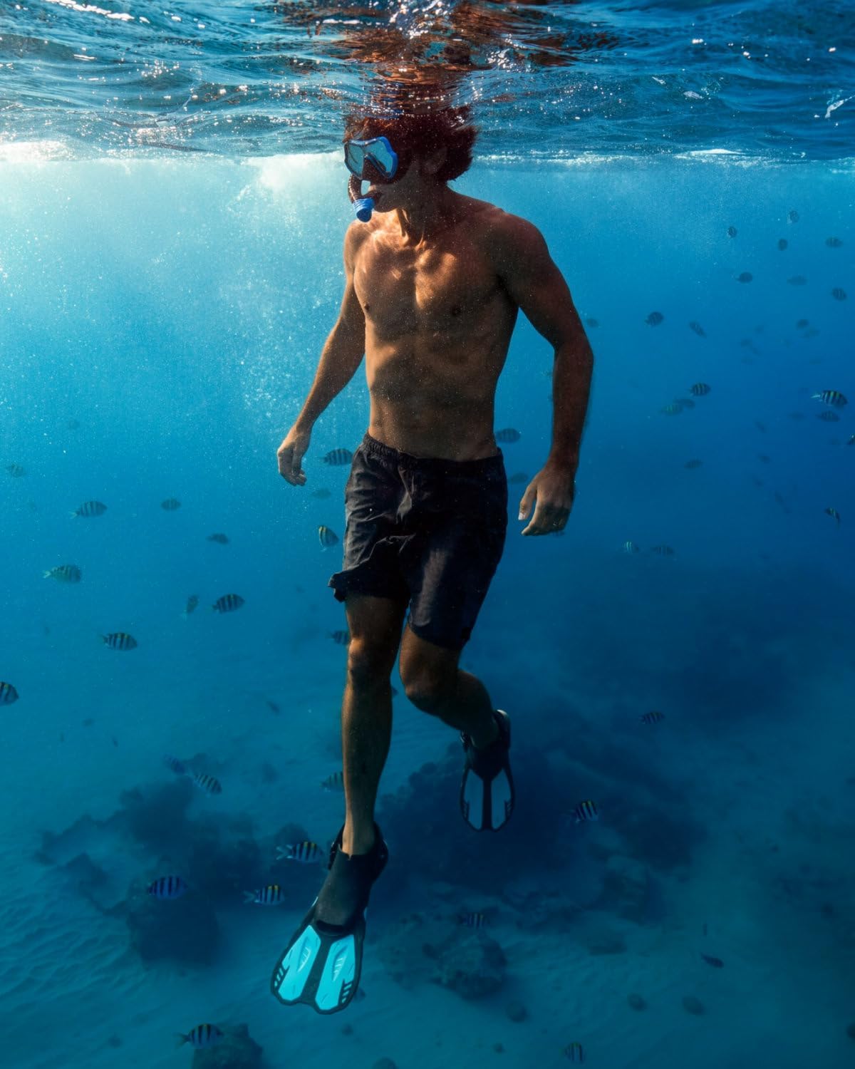 G2RISE Snorkel Fins, Adult Swim Fins for Travel