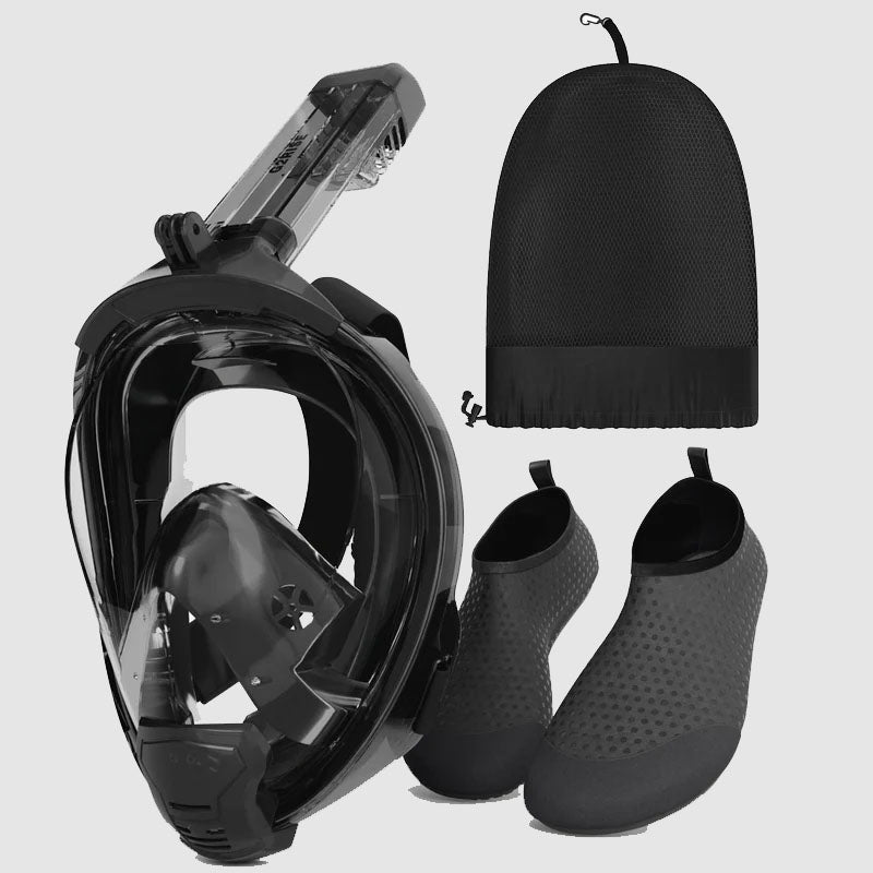 G2RISE Adults Full Face Snorkel Set-SN04