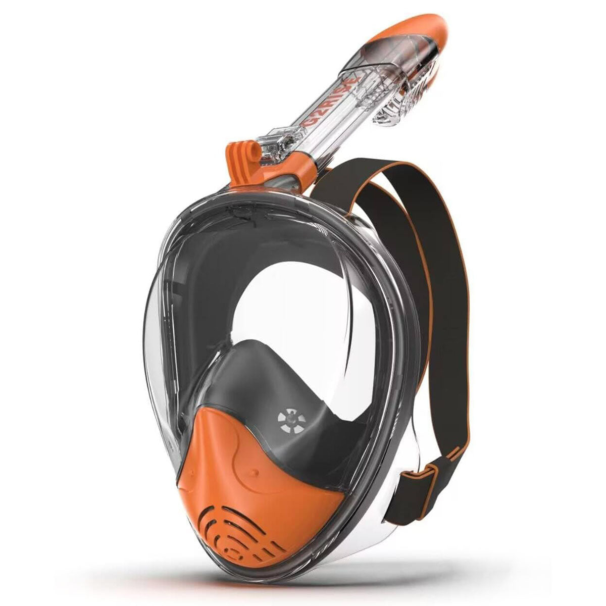 Full Face Snorkel Mask Adults-G2RISE SN01 Black-Blue